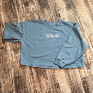 Wild Fable Blue Shell Graphic Sweatshirt